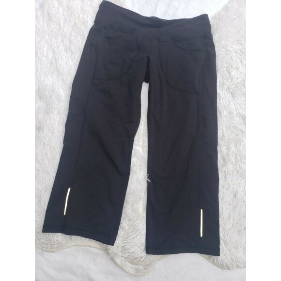 Athleta Black Leggings XS ERICA Exercise Yoga Casual Comfort  Gym - Picture 1 of 1